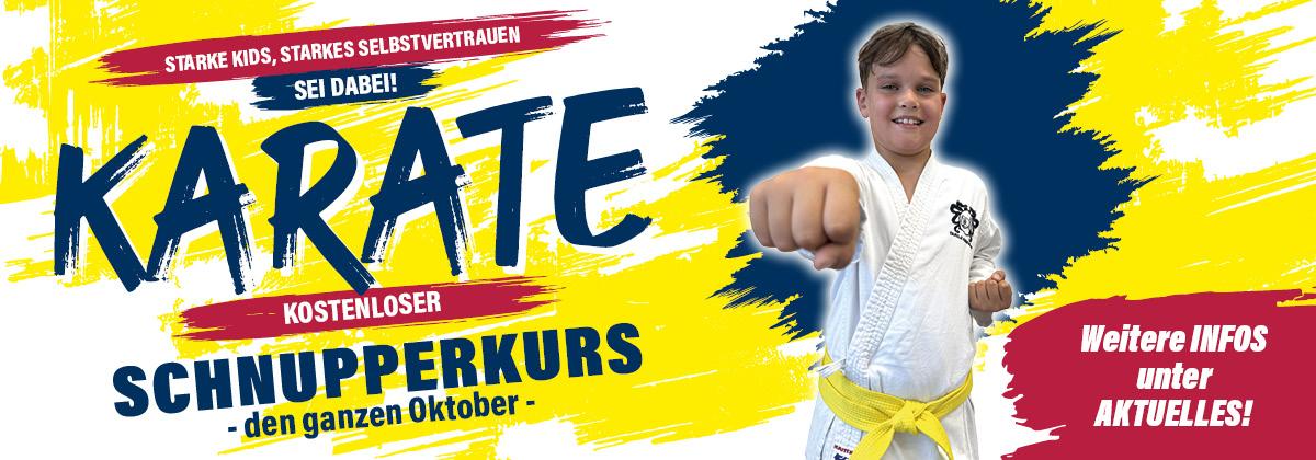 Karate-Schnupperkurs Oktober 2026